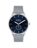 Orologio Breil Tribe - Acciaio Maglia Milano - Silver -41mm-Blu-EW0731