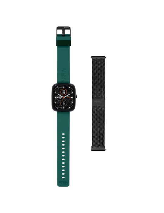 Smartwatch Breil Tribe - SBT-3 - Doppio Cinturino -44,5mm-Verde-EW0749