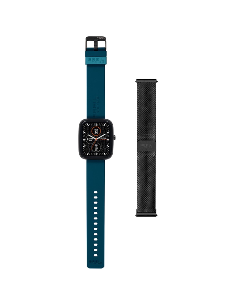 Smartwatch Breil Tribe - SBT-3 - Doppio Cinturino - 44,5mm -Blu-EW0750