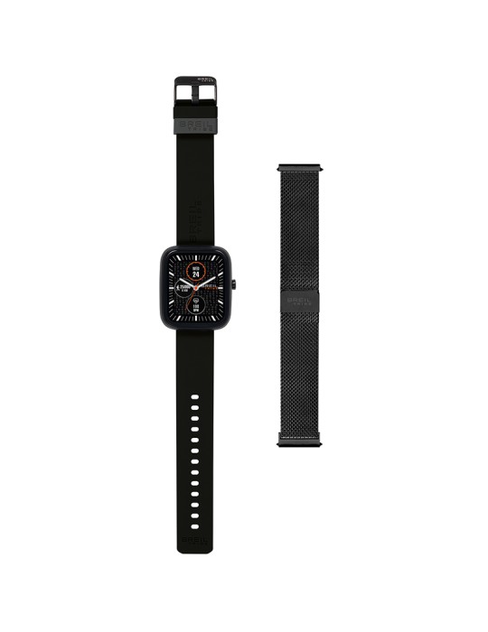Breil Tribe Smartwatch - SBT-3 - Double Strap - 44.5mm-Black-EW0751
