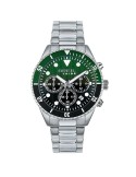 Breil Tribe Watch - Chronograph - Silver - 41mm - Green & Black-EW0763