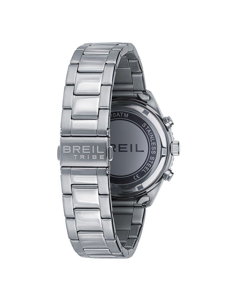 Breil Tribe Watch - Chronograph - Silver - 41mm - Green & Black-EW0763