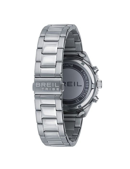Breil Tribe Watch - Chronograph - Silver - 41mm - Green & Black-EW0763