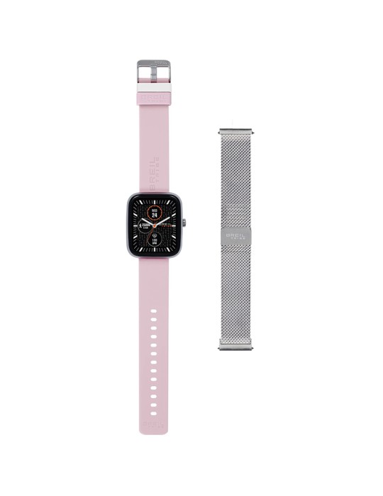 Smartwatch Breil Tribe - SBT-3 - Doppio Cinturino - 44,5mm-Rosa-EW0748