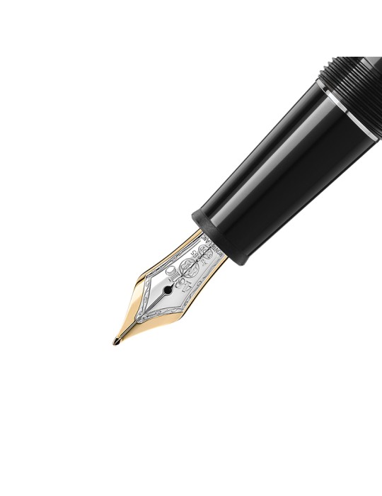 Montblanc Fountain Pen - Meisterstück Platinum-Coated Classique - Black - 0