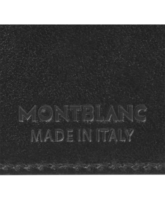 Portafoglio Montblanc - Meisterstück in Pelle Nero con 6 Scomparti e Fermasoldi - 0