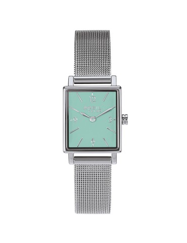 Breil Tribe Watch - Silver - 20mm - Rectangular Turquoise - EW0772