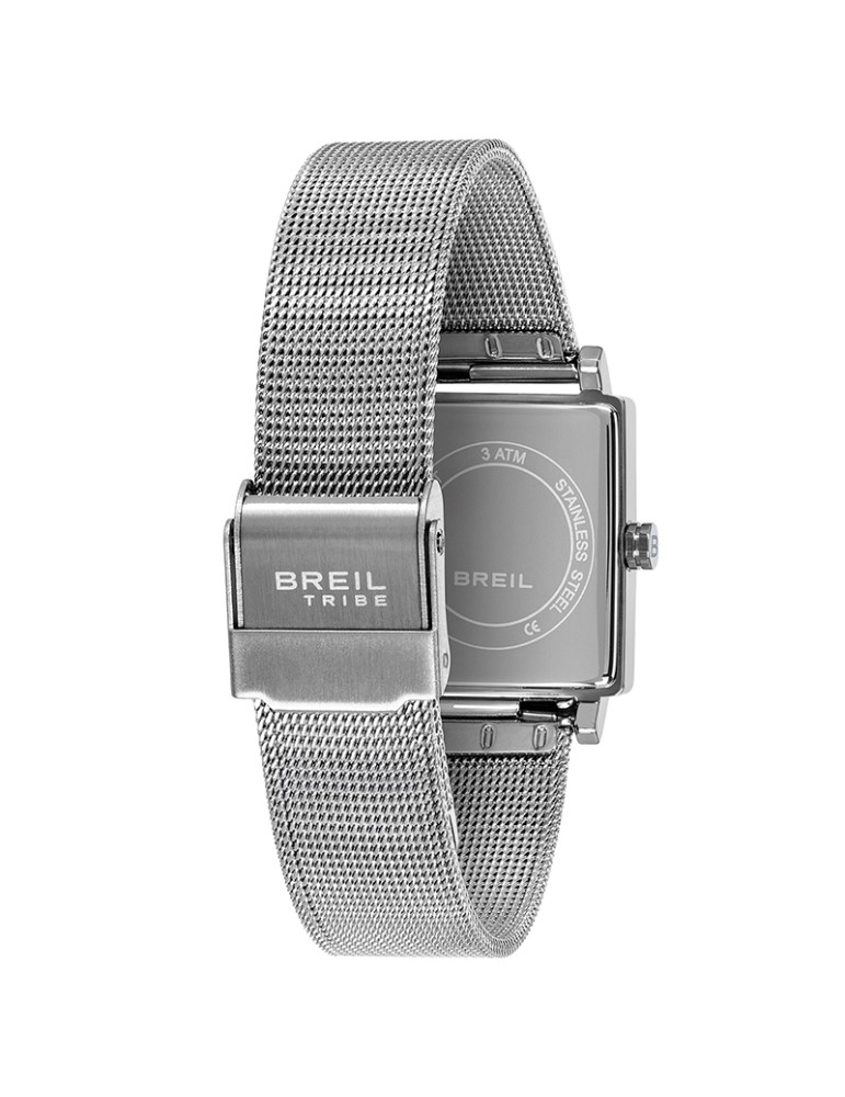 Breil Tribe Watch - Silver - 20mm - Rectangular Turquoise - EW0772