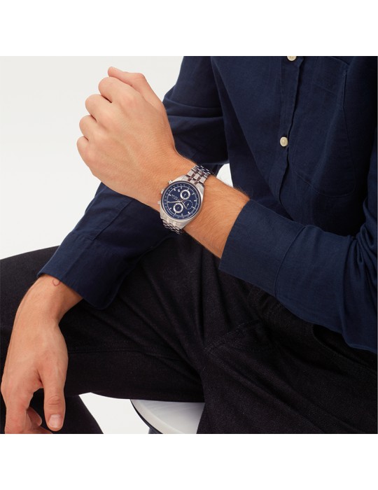 Breil Tribe Watch - Chronograph - Silver - 42mm - Blue - EW0775