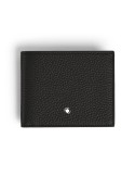Montblanc Wallet - Grained Leather with 4 Compartments and Coin Pocket - Black - 0