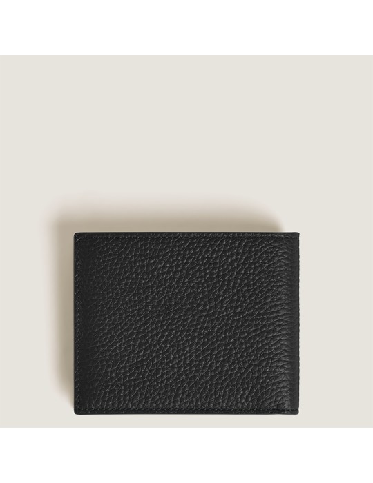 Montblanc Wallet - Grained Leather with 4 Compartments and Coin Pocket - Black - 0