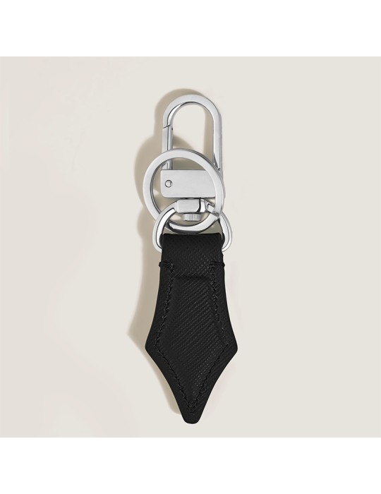 Montblanc Key Ring - Tailored Leather Nib-Shaped - Black - 0