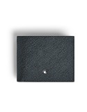 Portafoglio Montblanc - in Pelle Sartorial con 6 Scomparti - Tweed blu - 0