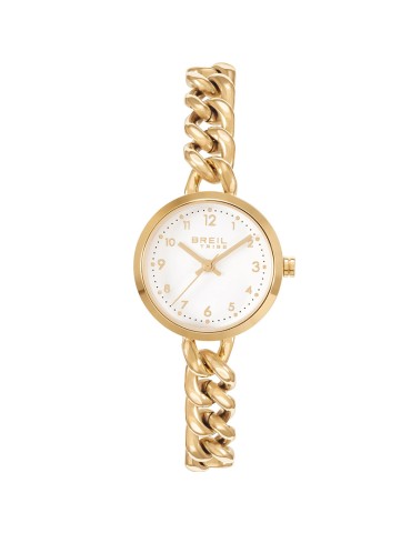 Breil Tribe Watch - Polished Steel Gold - 28mm - White - EW0790