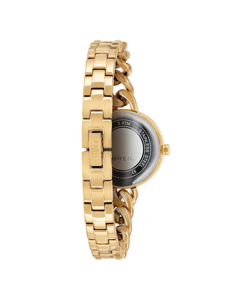 Breil Tribe Watch - Polished Steel Gold - 28mm - White - EW0790