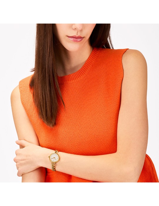 Breil Tribe Watch - Polished Steel Gold - 28mm - White - EW0790