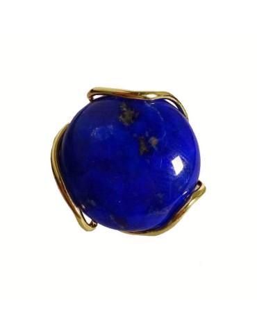 Anello Rajola - Tonga - Argento 925% Dorato-Lapis Centrale-45-465-17AN