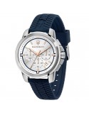 Maserati Men's Silver Successo Chronograph 44mm Watch - 0