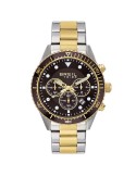 Orologio Breil Tribe - Bicolore - Silver - Gold - 42mm - Nero - EW0794