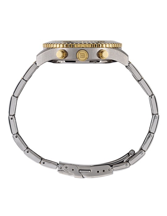 Orologio Breil Tribe - Bicolore - Silver - Gold - 42mm - Nero - EW0794