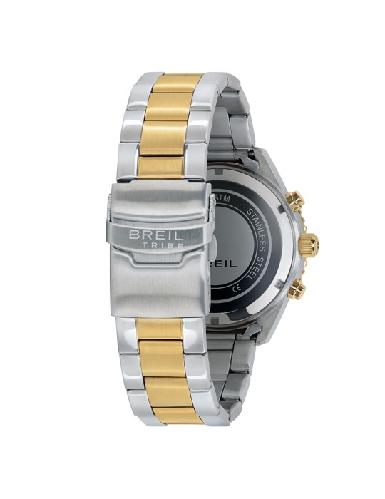 Orologio Breil Tribe - Bicolore - Silver - Gold - 42mm - Nero - EW0794
