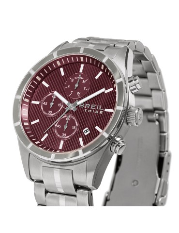 Orologio Breil Tribe - Captain - Cronografo - Silver-42mm-Rosso-EW0795 2