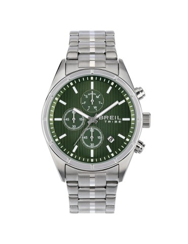 Orologio Breil Tribe - Captain - Cronografo - Silver-42mm-Verde-EW0796