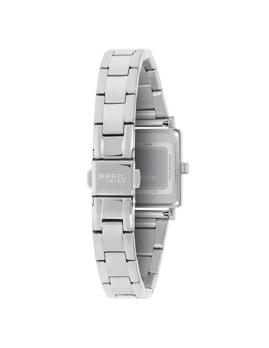 Breil Tribe Women's Watch - Divine Solo Tempo Silver 23mm White with Crystals - 0