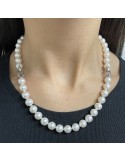 Picca Necklace - with 9-9.5 mm Maximum Quality Akoya Pearls - 0