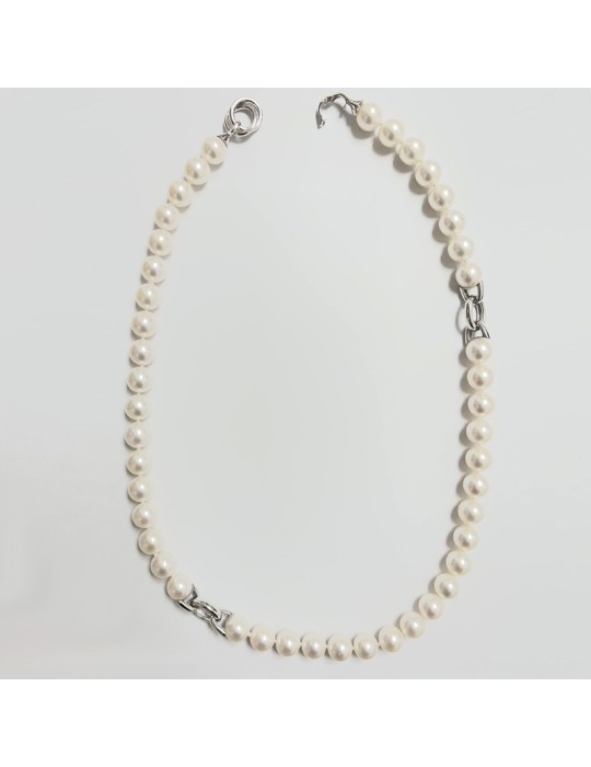 Collana Picca - con Perle Akoya Qualità Maxima 9-9,5 mm - 0