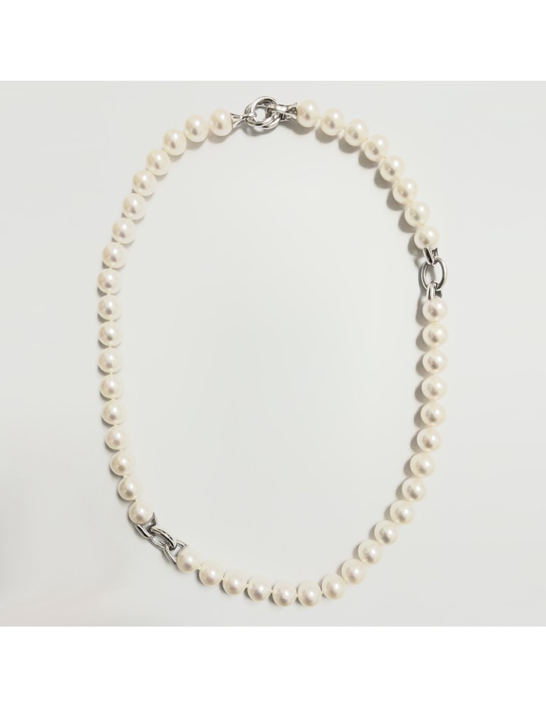 Collana Picca - con Perle Akoya Qualità Maxima 9-9,5 mm - 0