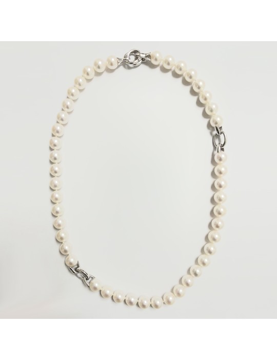 Collana Picca - con Perle Akoya Qualità Maxima 9-9,5 mm - 0