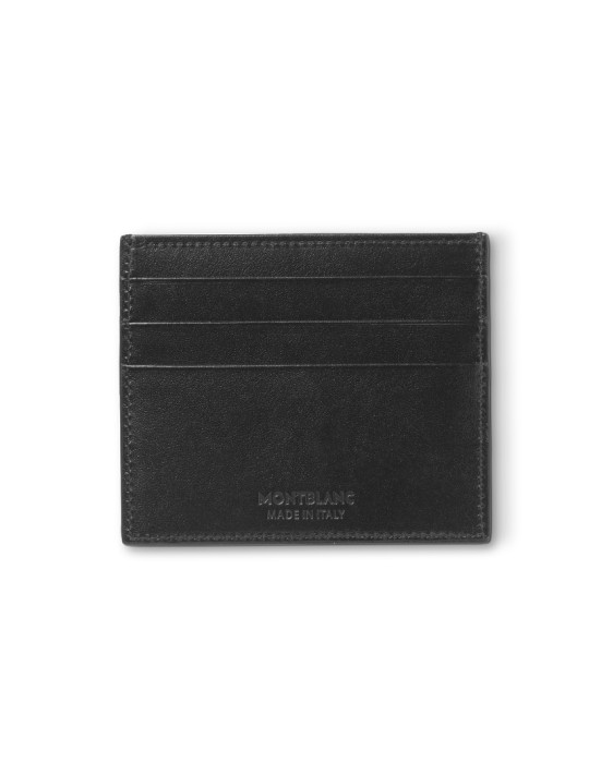 Montblanc Meisterstück 6 Pocket Card Holder - in Black Leather - 0