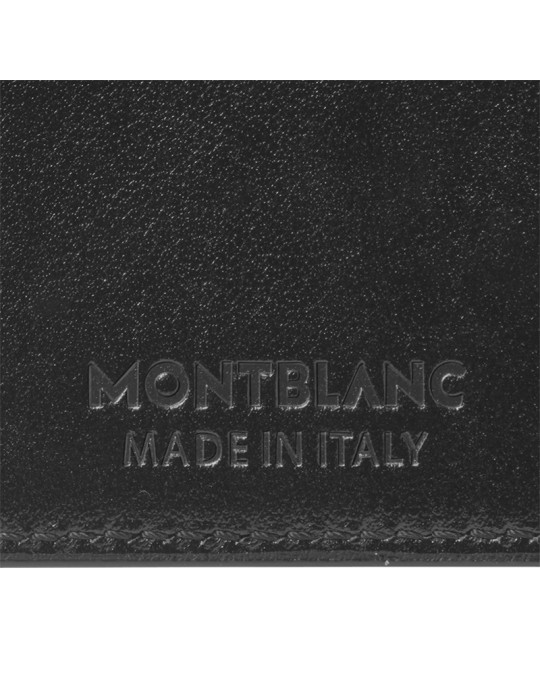 Montblanc Meisterstück 6 Pocket Card Holder - in Black Leather - 0