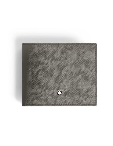 Portafoglio Montblanc - in Pelle Sartorial con 8 Scomparti - Grigio - 0 2