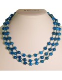 Collana Rajola - Cecilia - Multifilo -Apatite-Pasta Turchese-54-399-38