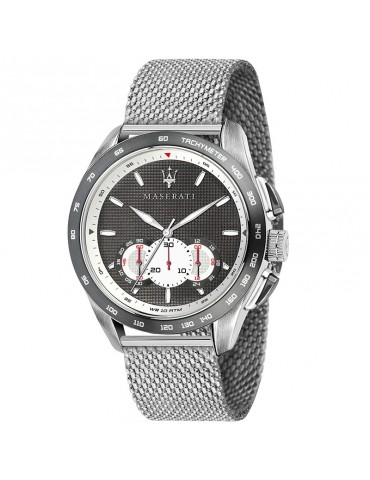 Maserati Man's Chronograph Traguardo Black 42mm Watch - 0