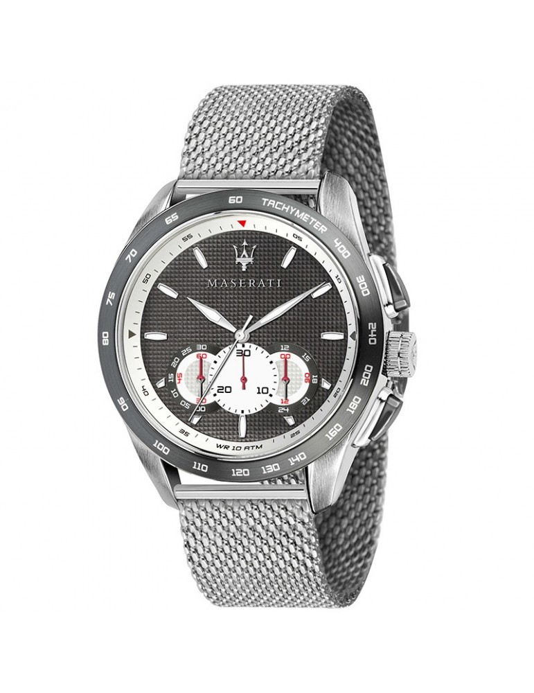 Maserati Man's Chronograph Traguardo Black 42mm Watch - 0