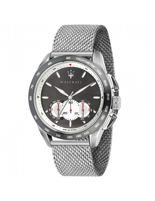 Maserati Man's Chronograph Traguardo Black 42mm Watch - 0