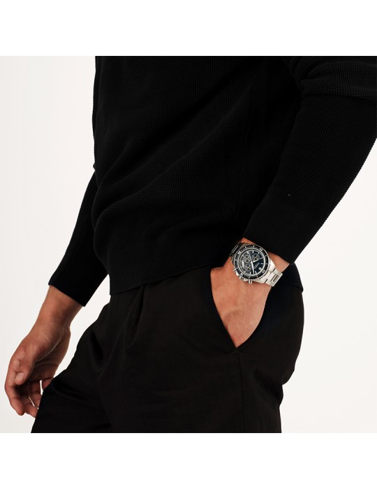 Orologio Breil - Trial - Cronografo - Silver - 44mm - Blu - EW0810