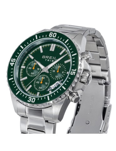 Breil Tribe Watch - Trial - Chronograph - Silver - 44mm - Green-EW0811 2