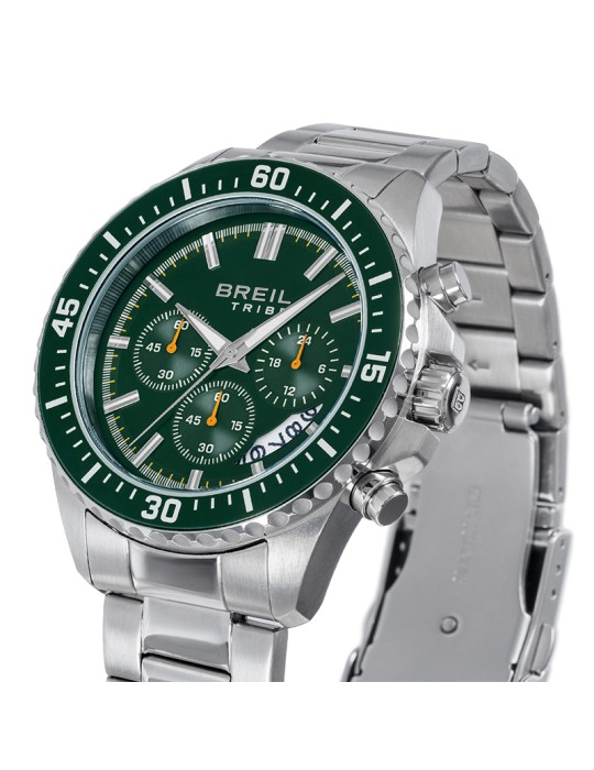 Orologio Breil Tribe - Trial - Cronografo - Silver - 44mm-Verde-EW0811