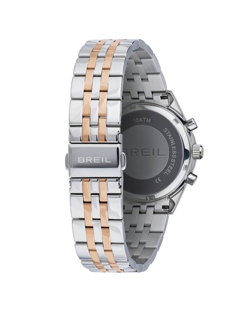 Orologio Breil da Donna - Stand Out Bicolore Silver e Rose Gold Tempo e Data 36mm - 0