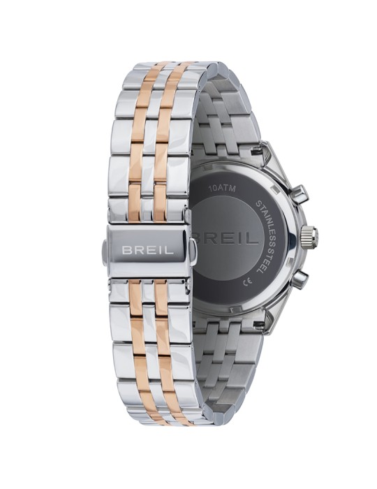 Orologio Breil da Donna - Stand Out Bicolore Silver e Rose Gold Tempo e Data 36mm - 0