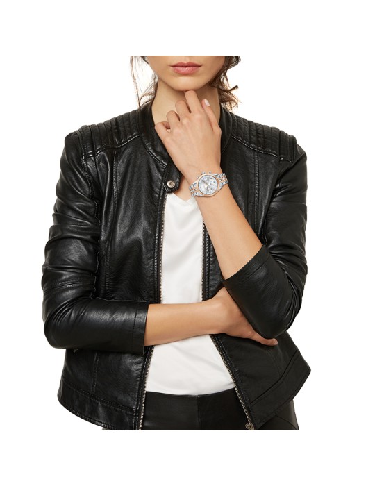 Orologio Breil da Donna - Stand Out Bicolore Silver e Rose Gold Tempo e Data 36mm - 0