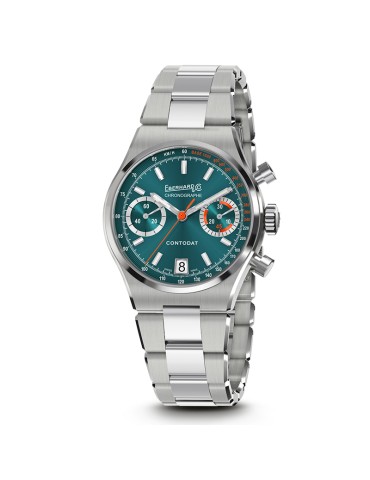 Orologio Eberhard - Contodat Chronographe Meccanico a Carica Automatica 39mm Verde - 0