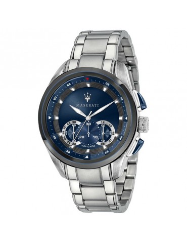 Maserati Men's Chronograph Traguardo Blue 45mm Watch - 0
