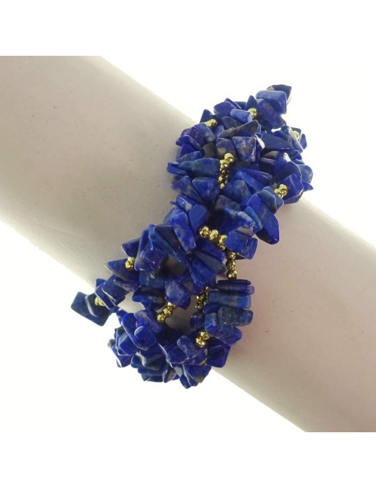 Rajola Bracelet - Bubbles-Multistrand-Lapis-Golden Hematite-54-489-118