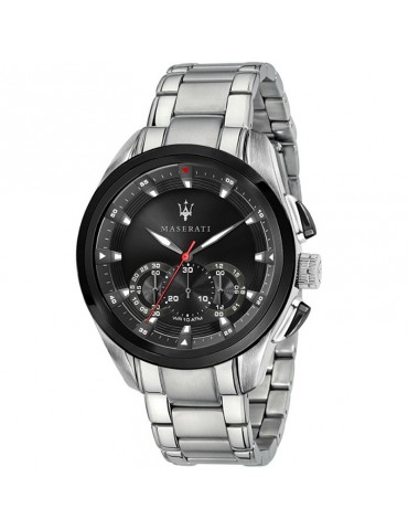 Maserati Men's Chronograph Traguardo Black 45mm Watch - 0
