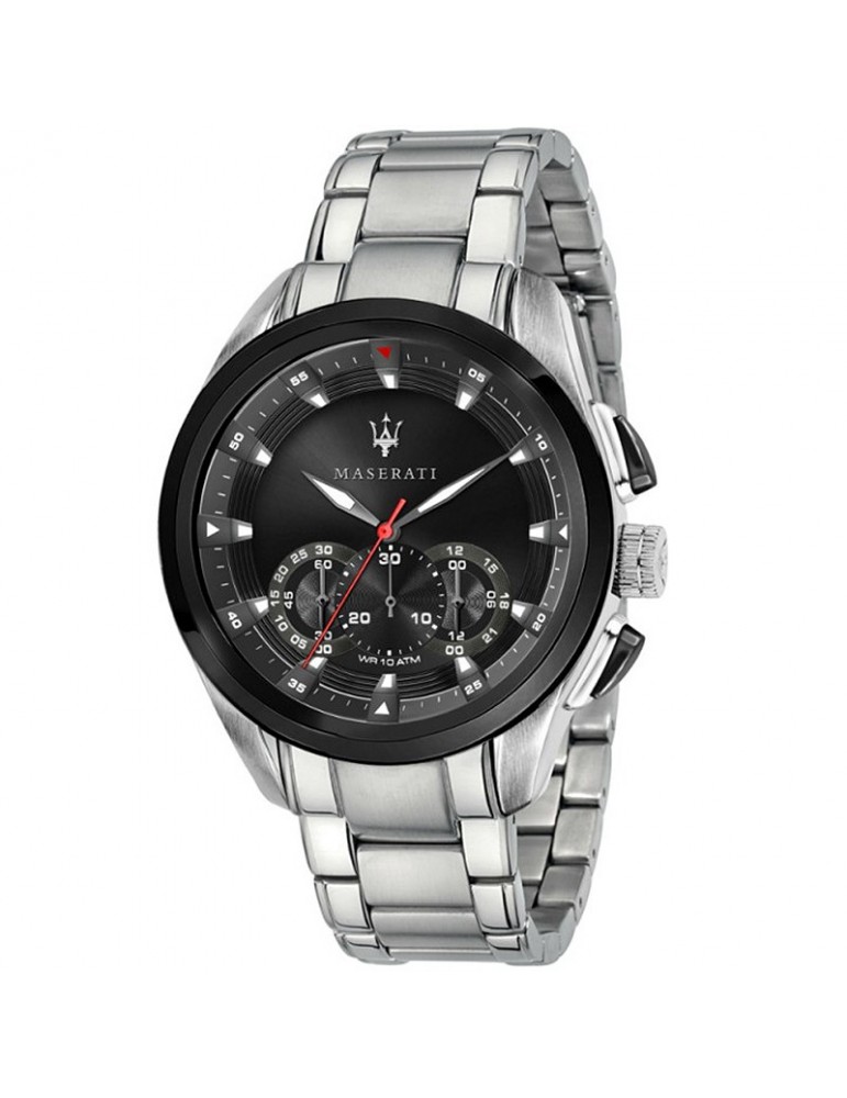 Maserati Men's Chronograph Traguardo Black 45mm Watch - 0
